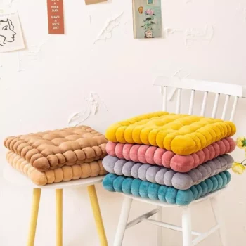 Cozy Biscuit-Shaped Plush Cushion