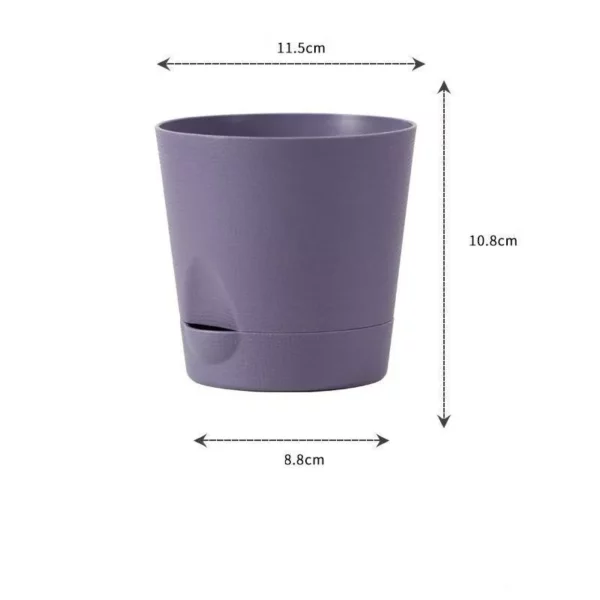 Modern Self-Watering Double Layer Flower Pot for Indoor & Outdoor Decor - Image 6