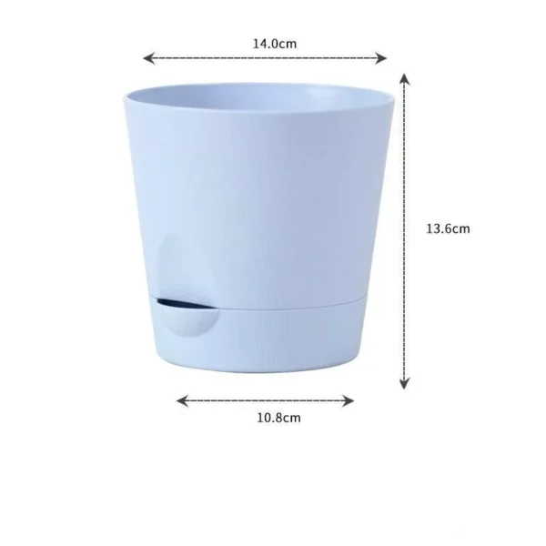 Modern Self-Watering Double Layer Flower Pot for Indoor & Outdoor Decor - Image 5