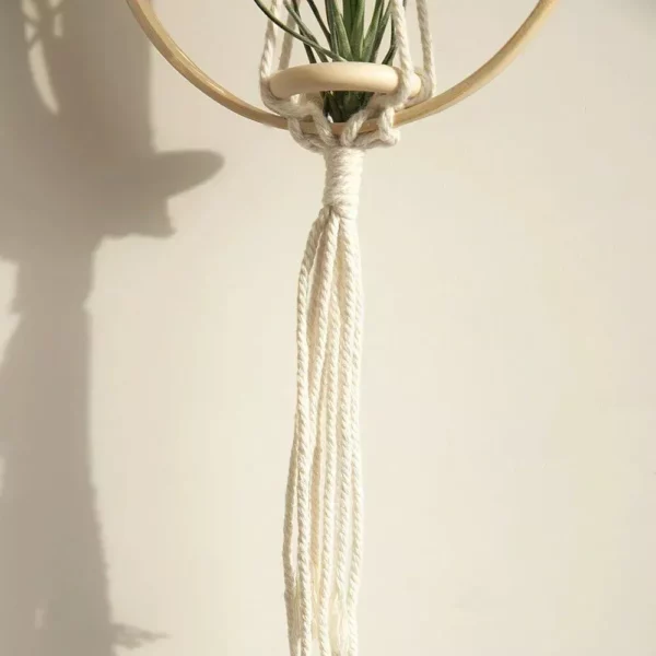 Boho Chic Macrame Air Plant Hanger - Image 5