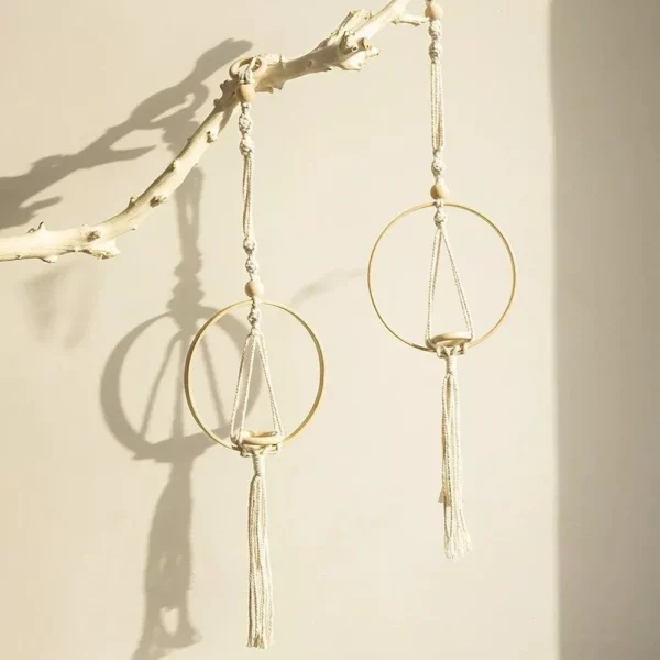 Boho Chic Macrame Air Plant Hanger - Image 6