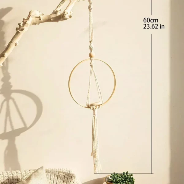 Boho Chic Macrame Air Plant Hanger - Image 7