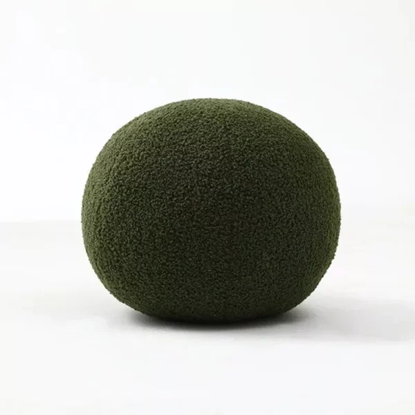 Luxurious Wool Ball Cushion