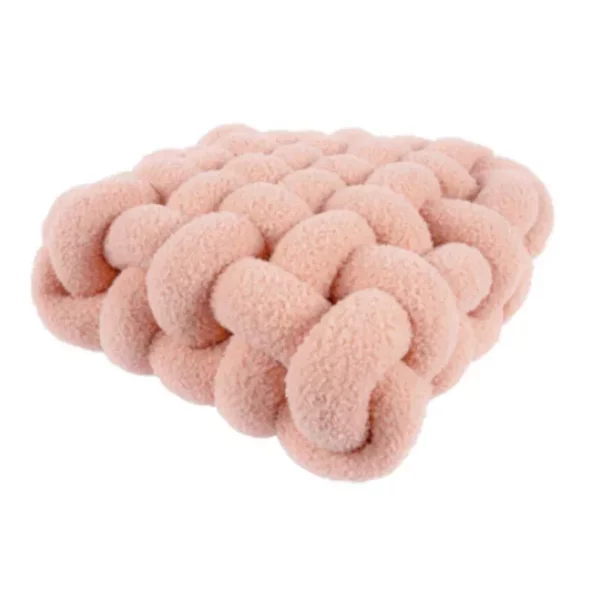 Plush Nordic Knot Cushion - Image 6