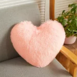 Plush Heart-Shaped Throw Pillow for Cozy Decor & Gifts