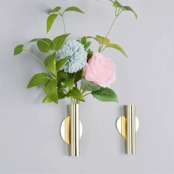 Chic Metal Wall Mounted Vase - Image 7