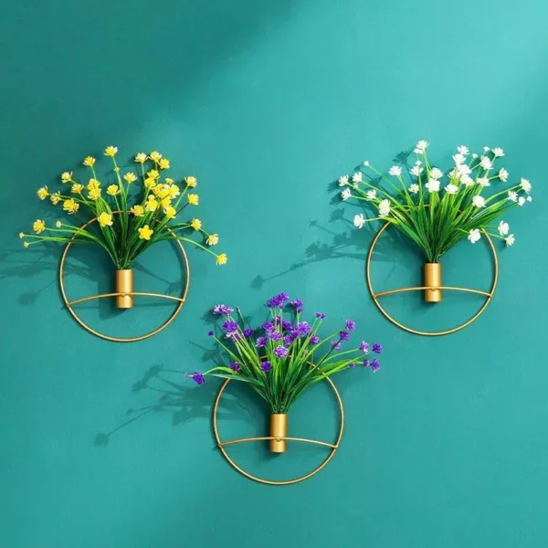 Chic Metal Wall Mounted Vase