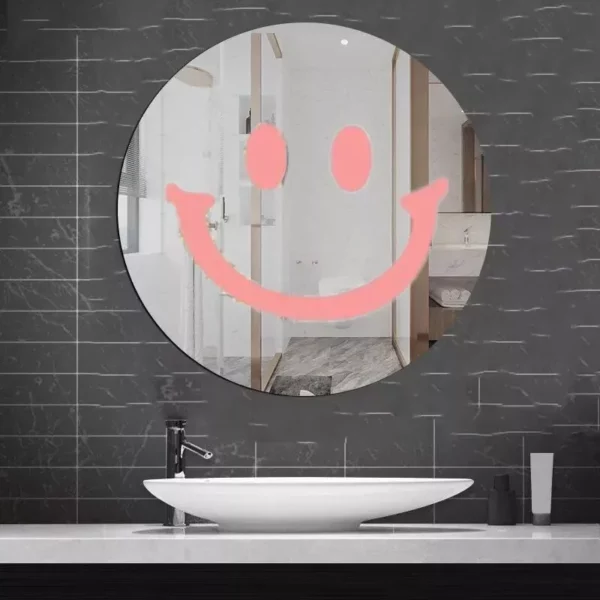 Acrylic Large Happy Smile Mirror - Image 6