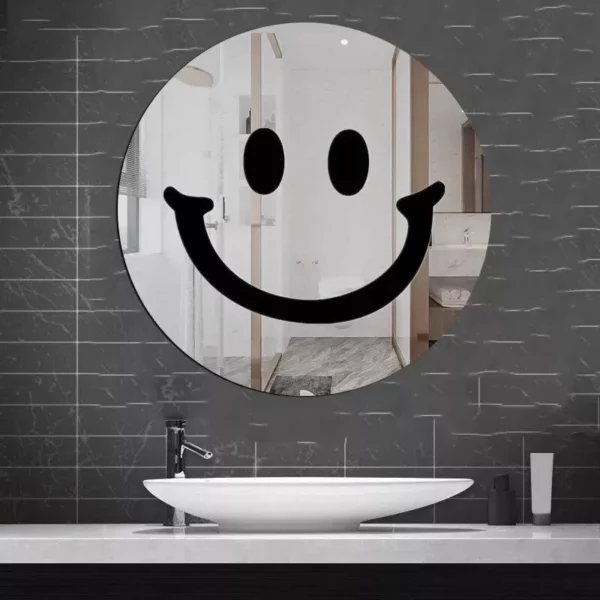 Acrylic Large Happy Smile Mirror - Image 5