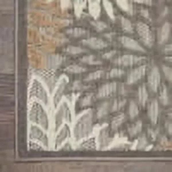 Aloha Indoor/Outdoor Natural 5'3" X 7'5" Area Rug - Image 5