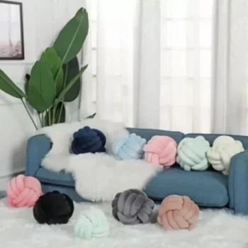 Creative Knot Ball Stuffed Pillow