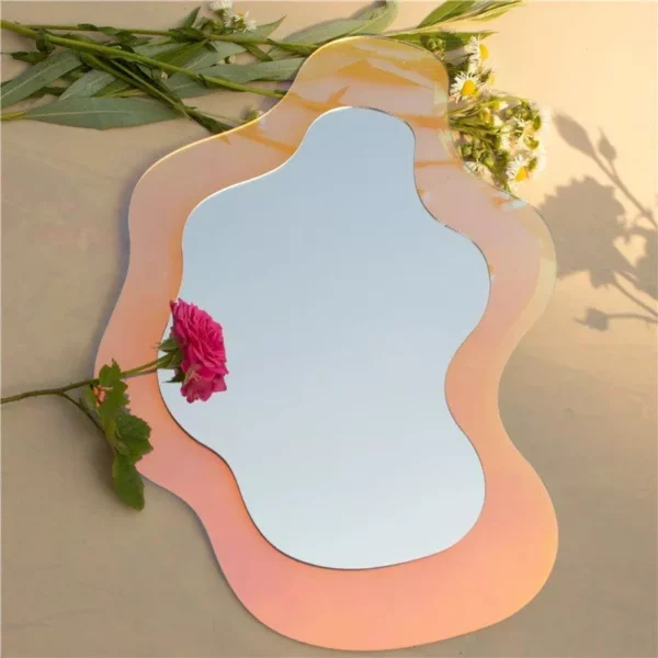 Colorful Acrylic Flower Wall Mirror - Image 5