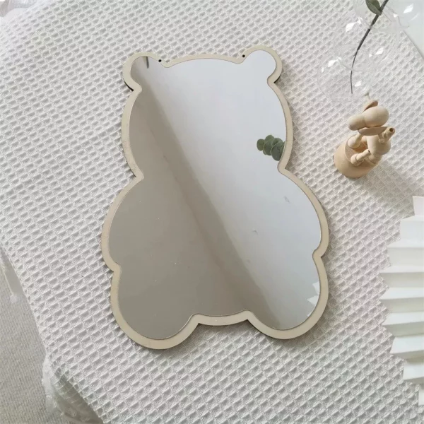 Charming Nordic Rabbit & Bear Acrylic Mirror