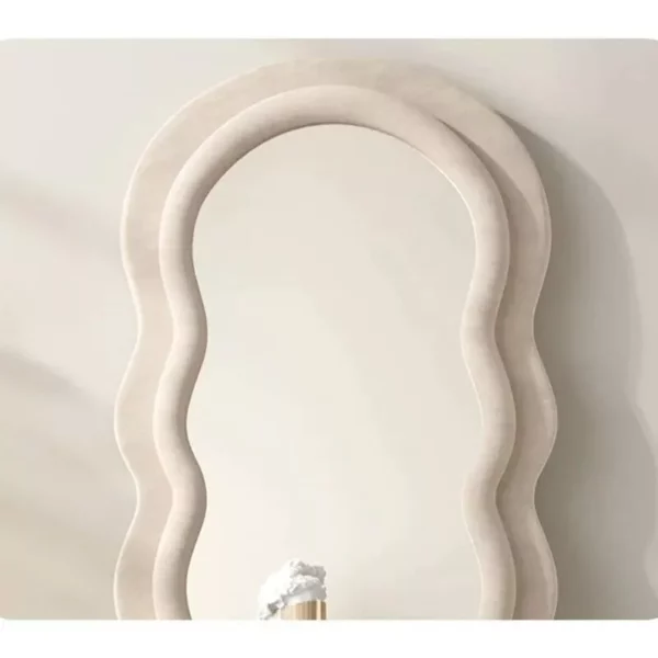 Elegant Full-Length Wavy Mirror - Image 5