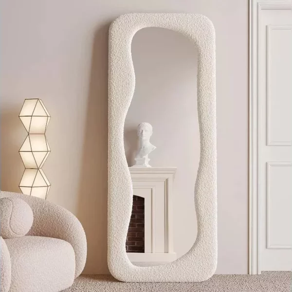 Wavy Arched Full-Length Mirror 63"x24" - Image 2