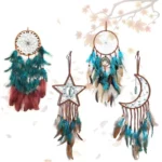 Handmade Luxury Dream Catcher - Aesthetic Wall Decor Art with Life Tree & Feathers