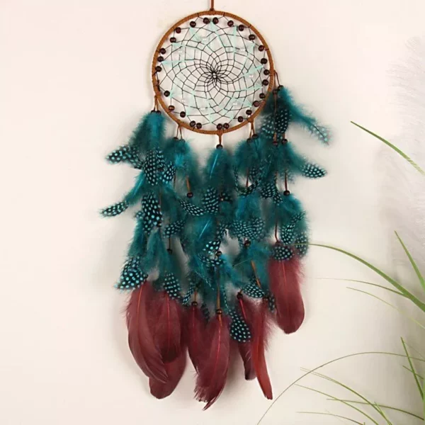 Handmade Luxury Dream Catcher – Aesthetic Wall Decor Art with Life Tree & Feathers