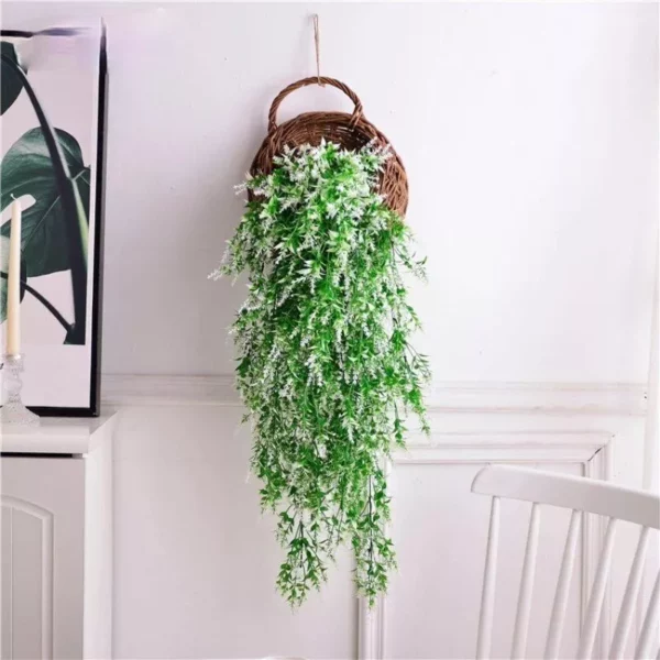 75cm Indoor/Outdoor Artificial Malt Grass Wall Flower Decor - Image 7