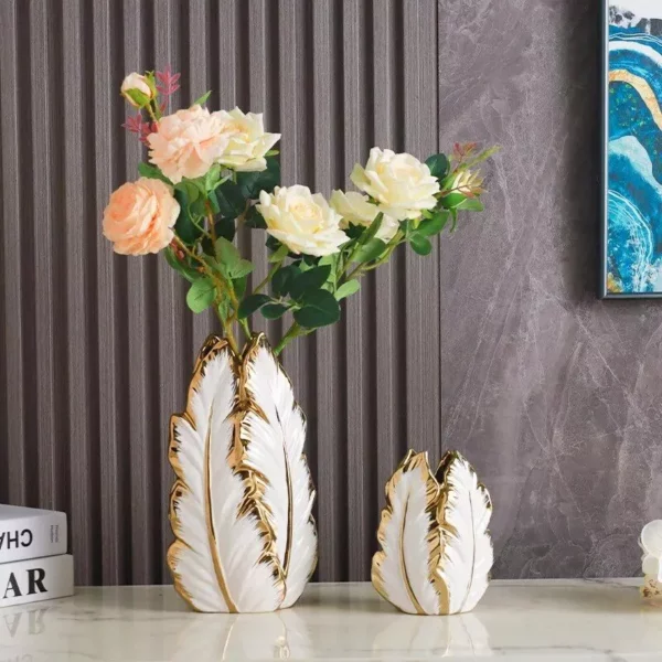 Painted Ceramic Luxury Vase