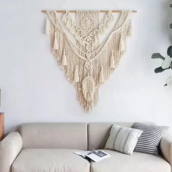 Charming Nordic Bohemian Macrame Tapestry