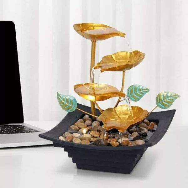 Modern Zen 4-Tier Tabletop Water Fountain