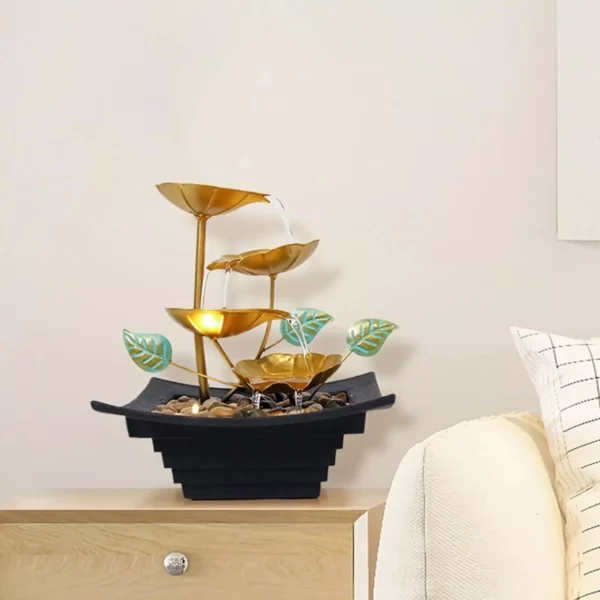 Modern Zen 4-Tier Tabletop Water Fountain - Image 5