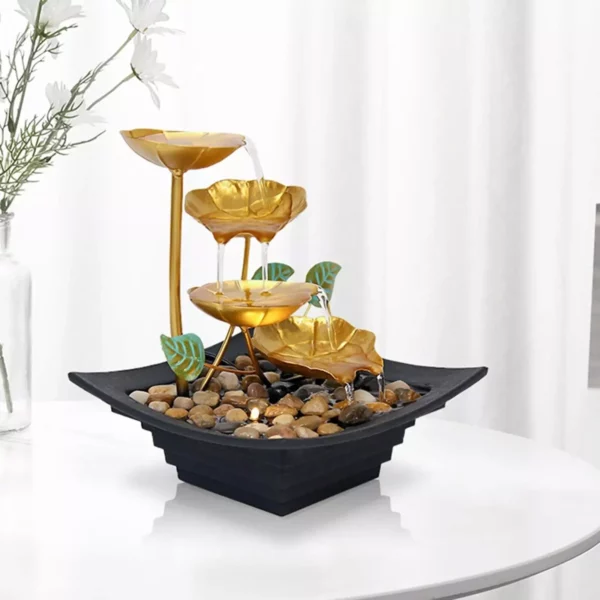 Modern Zen 4-Tier Tabletop Water Fountain - Image 6