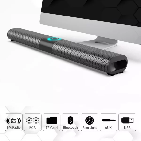 Portable Wireless Bluetooth Soundbar - Image 2