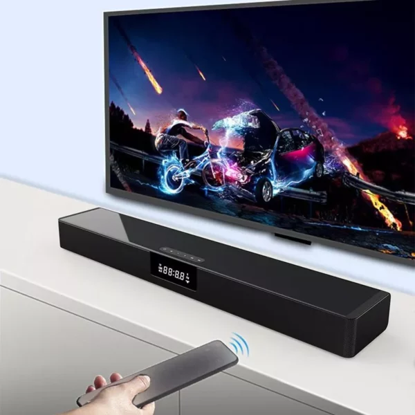 4D Stereo Home Theater Sound Bar with Wireless Charging and Bluetooth - Image 2