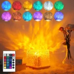 16-Color Crystal Lamp Water Ripple Projector