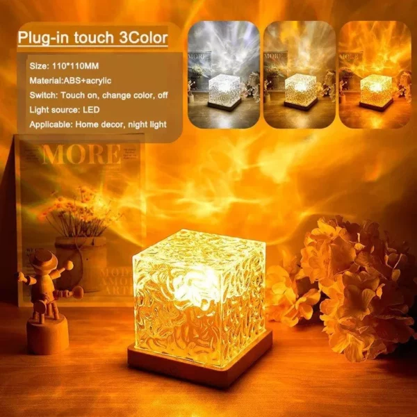 RGB Crystal Cube Night Light - Image 6