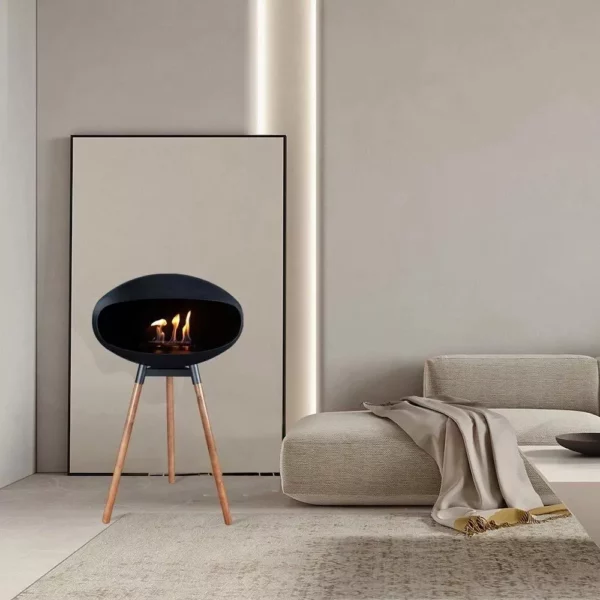 Elegant High-Foot Alcohol Fireplace