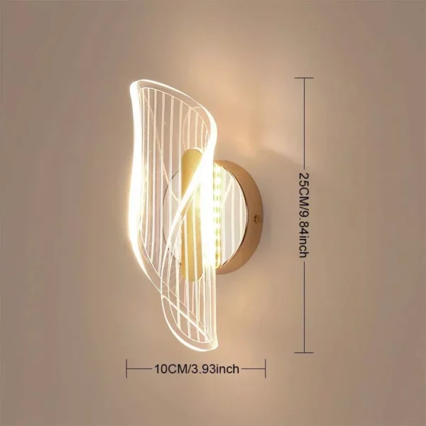 Versatile LED Wall Sconce: 3-Color Modern Indoor Lighting Fixture - Image 3