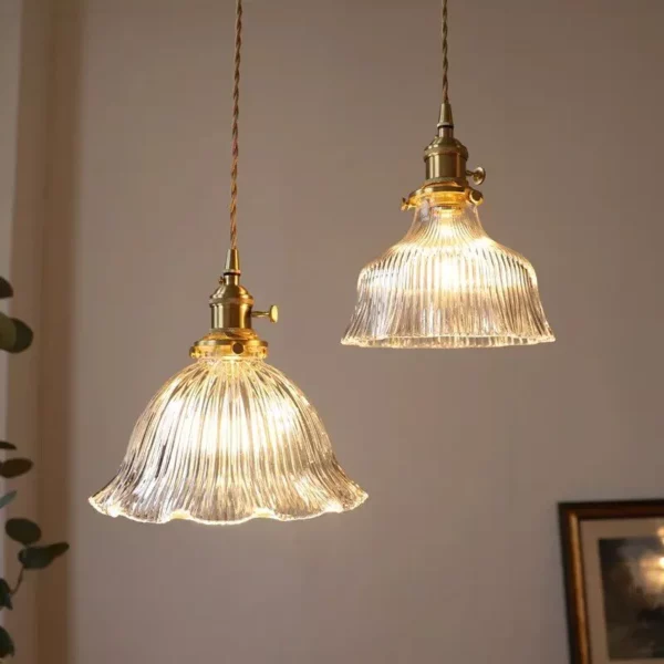 Modern Nordic Glass LED Pendant Light - Image 6