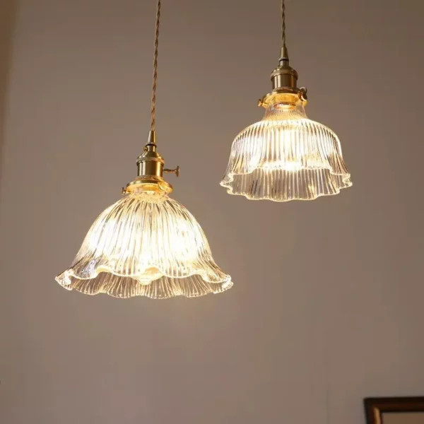 Modern Nordic Glass LED Pendant Light - Image 7