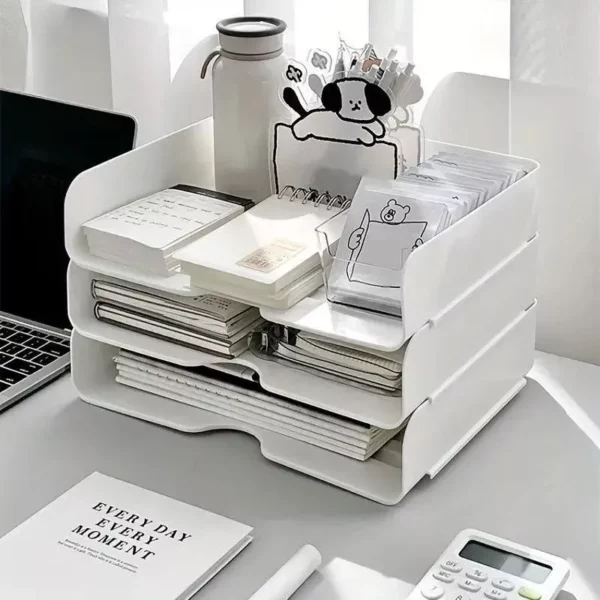 Multi-Functional A4 File Storage Box