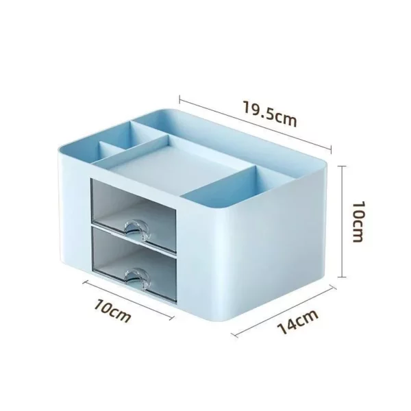 Compact Multifunctional Desk Organizer with Drawers