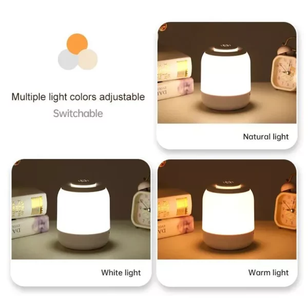 3-Color Adjustable LED Touch Sensor Night Light