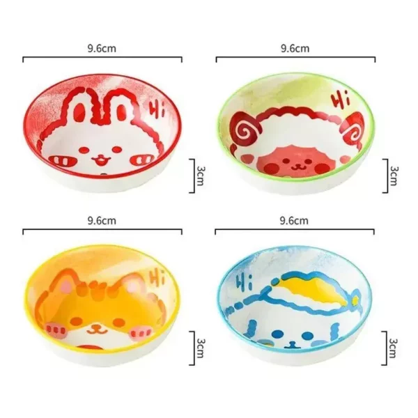 Charming Animal Ceramic Dipping Dishes