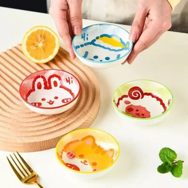 Charming Animal Ceramic Dipping Dishes