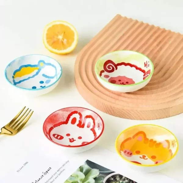 Charming Animal Ceramic Dipping Dishes