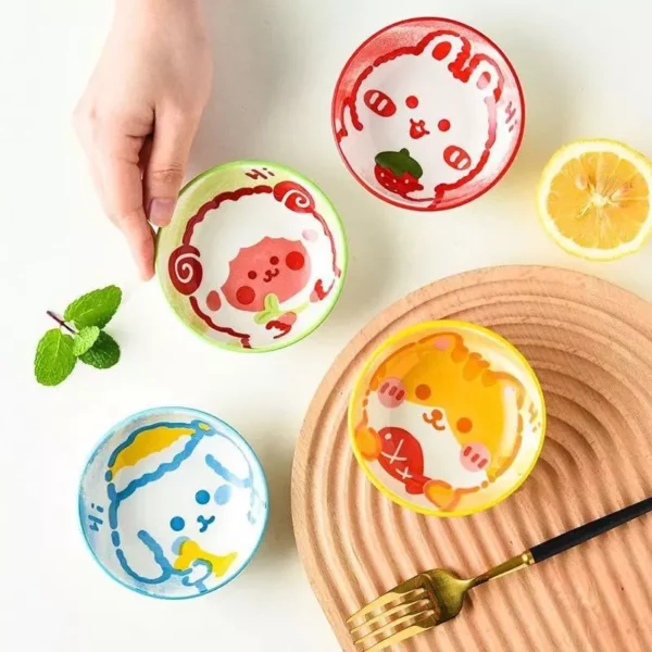 Charming Animal Ceramic Dipping Dishes