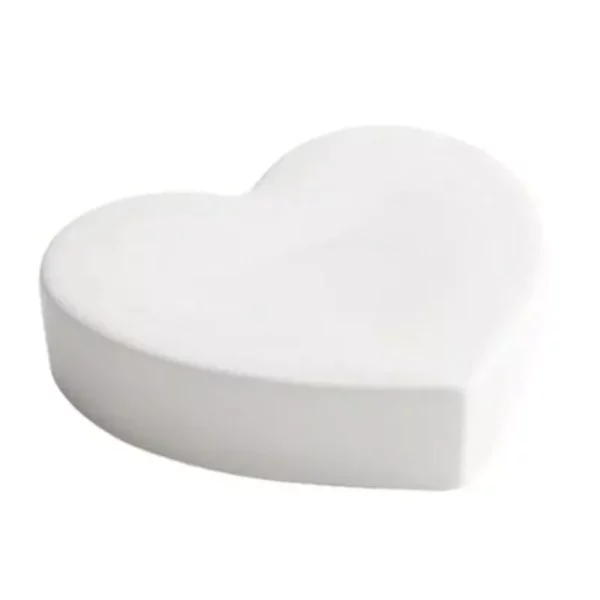 Heart-Shaped Ceramic Dining Plate