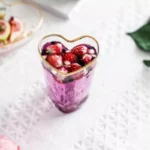 Heart Shaped Glass Cup