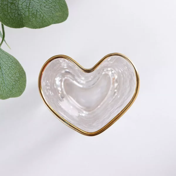 Heart Shaped Glass Cup