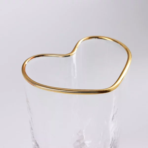 Heart Shaped Glass Cup