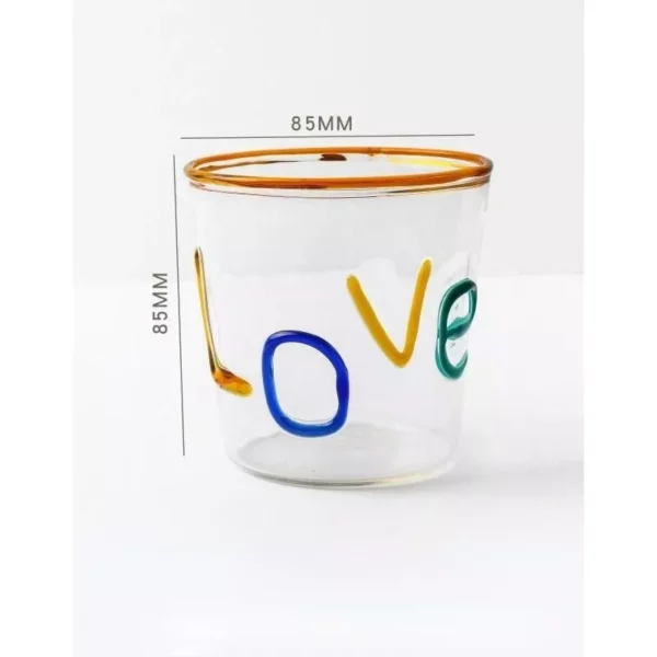 Handmade Love Glass Cup