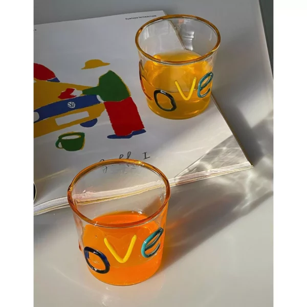 Handmade Love Glass Cup