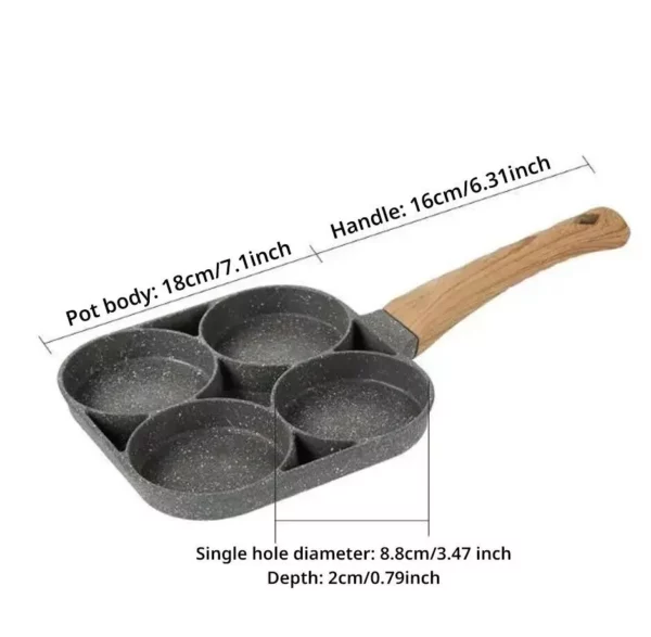 Nonstick 4-Hole Omelet and Pancake Pan