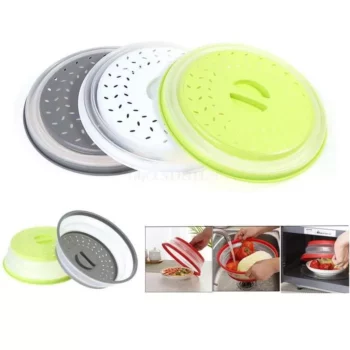 Vented Collapsible Multifunctional Microwave Cover